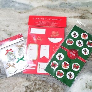 Holiday seals, stickers, stamp and labels